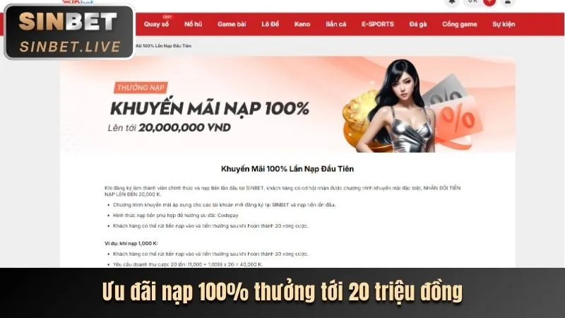 Ưu đãi Bắn Cá Siglebet